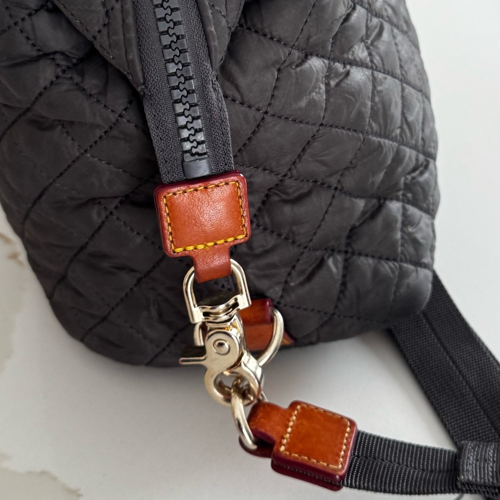 MZ Wallace Women's Quilted Gray Sutton Deluxe Crossbody Bag - Picture 9 of 15